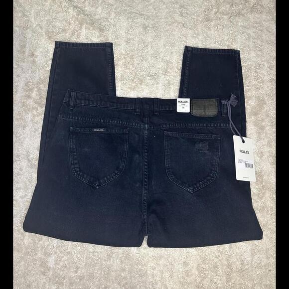 Rolla's Stubs Slim Short Leg jeans Size 36x32 - Picture 8 of 10